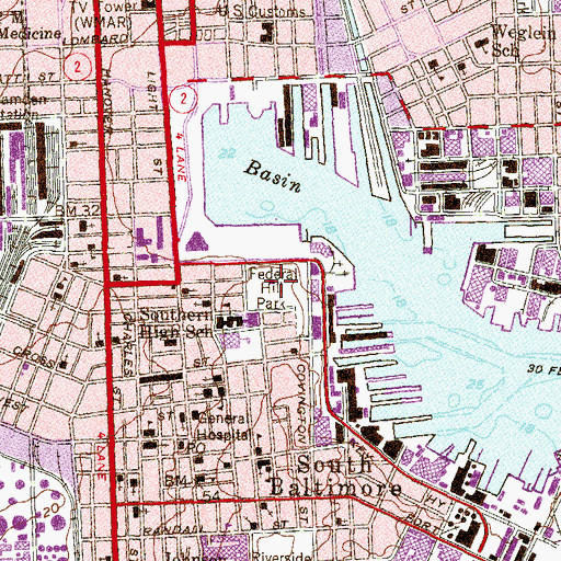 Topographic Map of Armistead Monument, MD