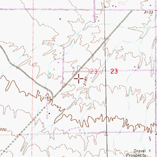 Topographic Map of Challenger School Silverado Campus, NV