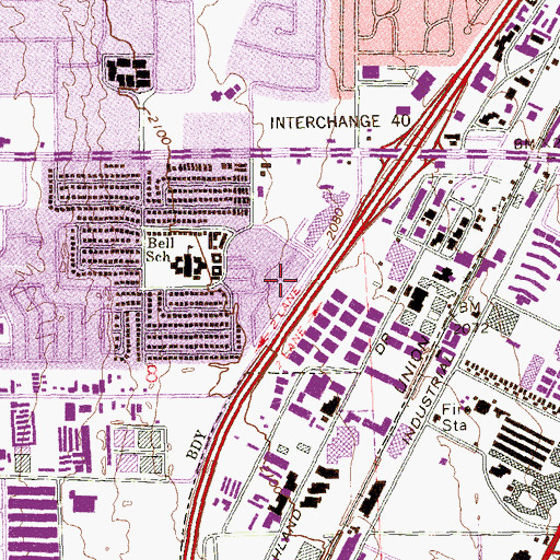 Topographic Map of Childrens Choice Kindergarten, NV