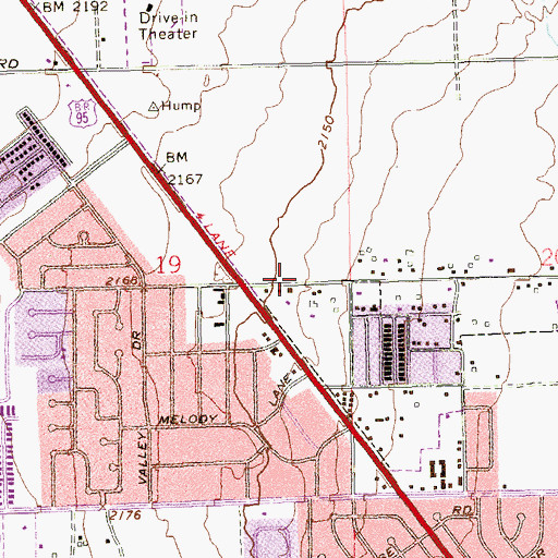 Topographic Map of Childrens Choice Kindergarten, NV