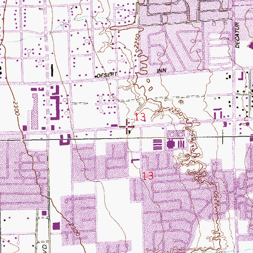 Topographic Map of Childrens World Learning Center, NV