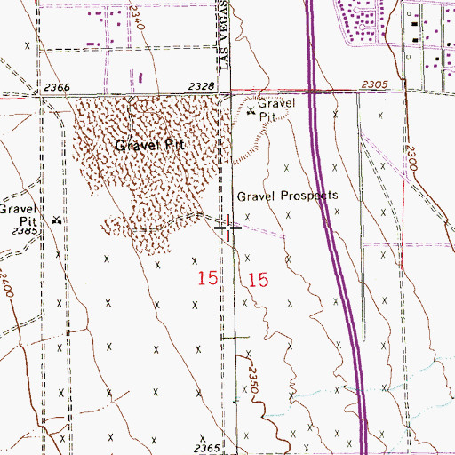 Topographic Map of Childrens World Learning Center, NV