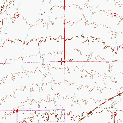 Topographic Map of Christ the Servant Lutheran Church Kindergarten, NV