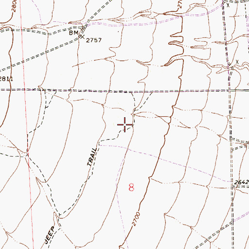 Topographic Map of Citibank Child Care Center, NV