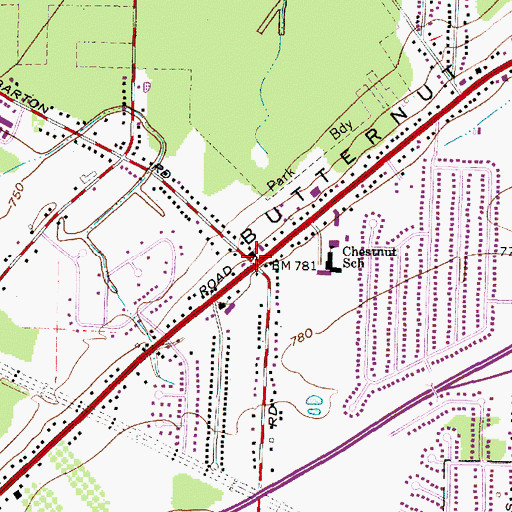 Topographic Map of North Olmsted Congregational Church (historical), OH