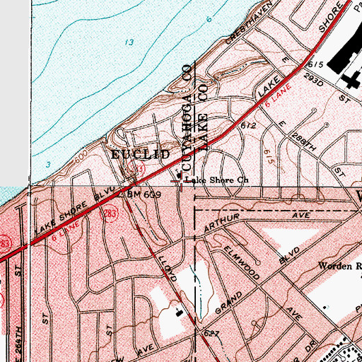 Topographic Map of New Wave Church of God in Christ, OH