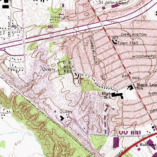 Topographic Map of Nike Site CL-48C (historical), OH