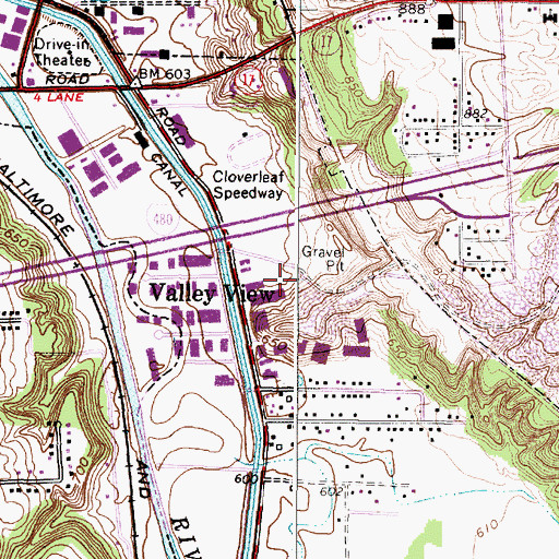 Topographic Map of Nike Site CL-48L (historical), OH