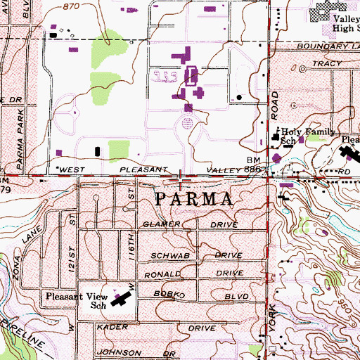 Topographic Map of Nike Site CL-59L (historical), OH