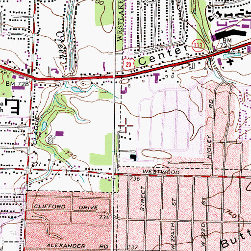 Topographic Map of Nike Site CL-69L (historical), OH