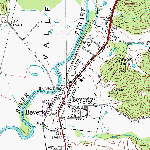 Topographic Map of Abundant Life Christian Academy, WV