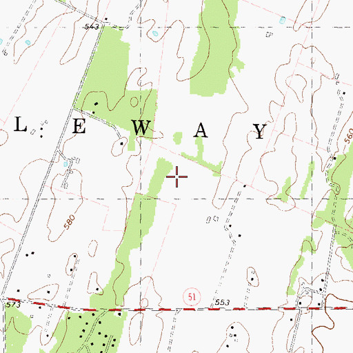 Topographic Map of Country Day School, WV