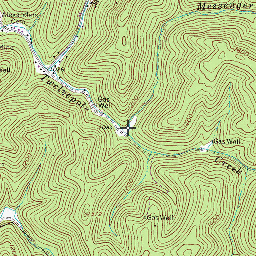 Topographic Map of Dingess Elementary School, WV
