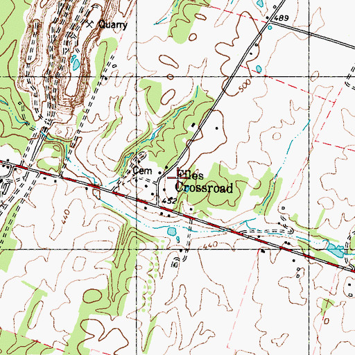 Topographic Map of Faith Christian Academy, WV