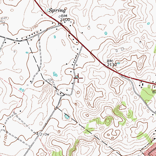 Topographic Map of Greenbrier Episcopal School, WV