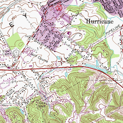 Topographic Map of Lighthouse Christian Academy, WV