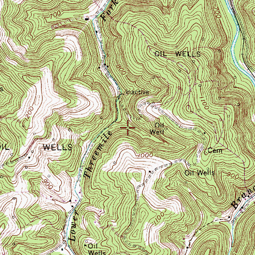 Topographic Map of Mount View Middle School (historical), WV