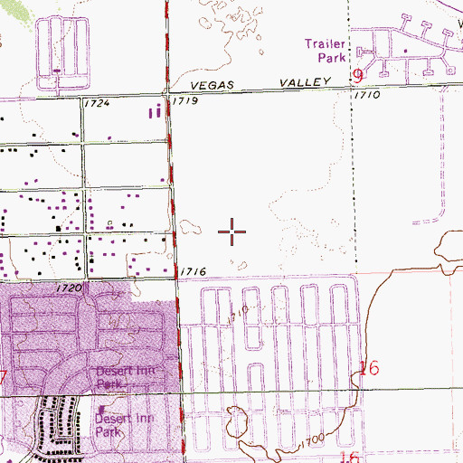 Topographic Map of Early Childhood Education Lab School, NV