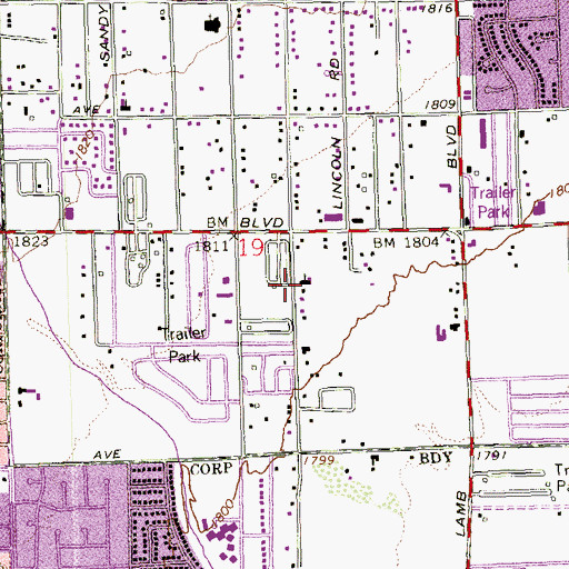 Topographic Map of Gateway Christian Academy, NV
