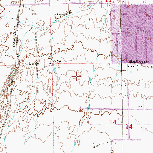 Topographic Map of Imprints Day School, NV