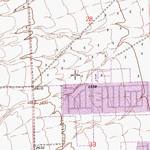 Topographic Map of International Christian Academy, NV