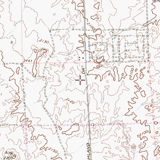 Topographic Map of Kids Campus Learning Center, NV