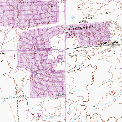 Topographic Map of Kids R Kids Quality Learning Center, NV