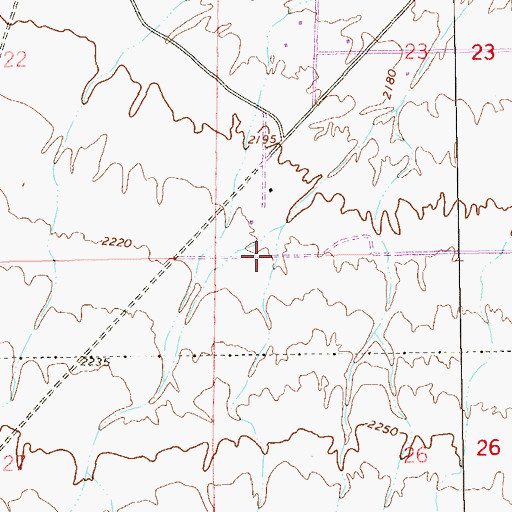 Topographic Map of Kids Turf Academy II, NV