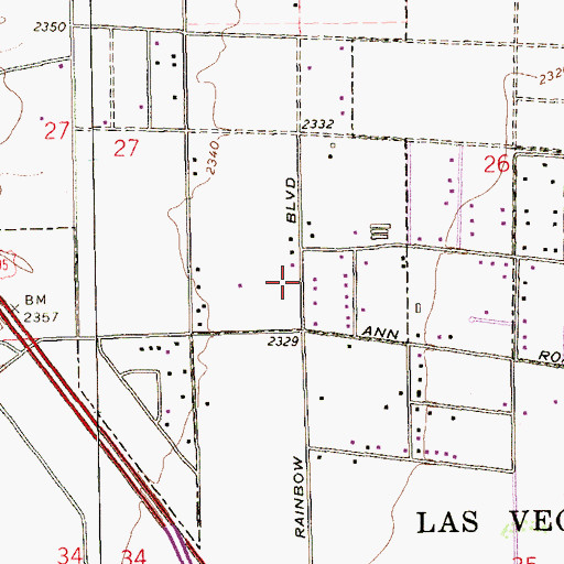 Topographic Map of Kinder Prep Academy, NV