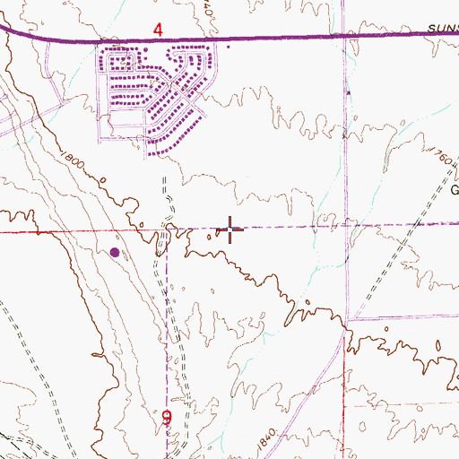 Topographic Map of La Petite Academy, NV