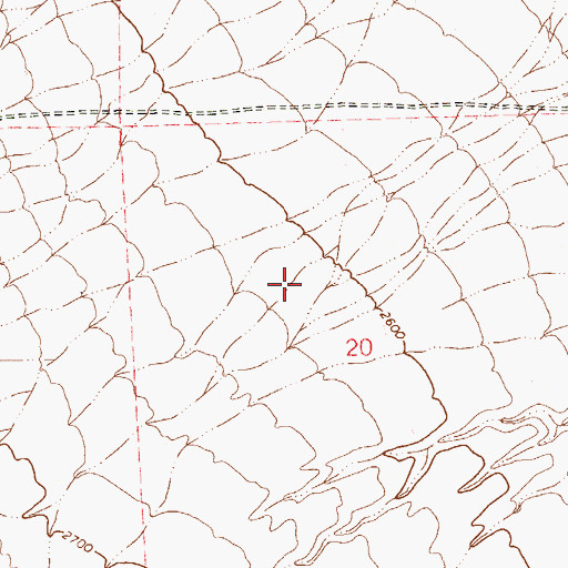 Topographic Map of Lit'l Scholar Summerlin, NV