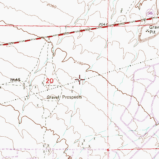 Topographic Map of Midbar Kodesh Temple Early Childhood Center, NV