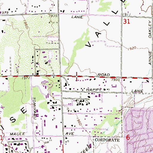 Topographic Map of Montessori Childrens World, NV