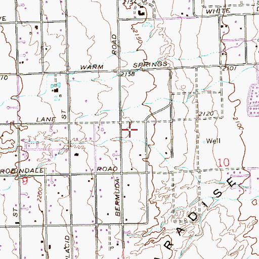 Topographic Map of Omar Haikal Islamic Academy, NV