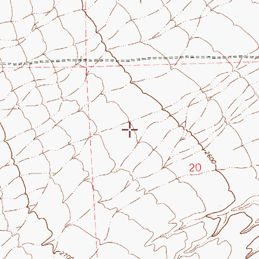 Topographic Map of Shenker Academy, NV