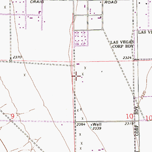 Topographic Map of TOP Christian Learning Academy, NV