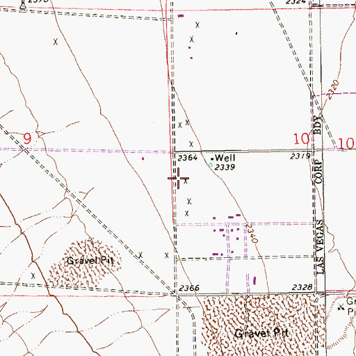 Topographic Map of Word of Life Christian Academy, NV