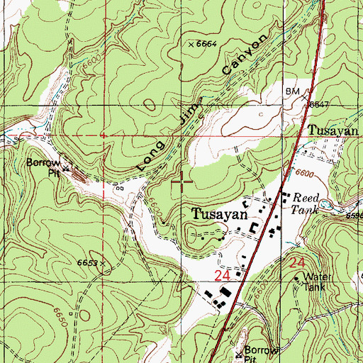Topographic Map of Madison Aviation Airport, AZ