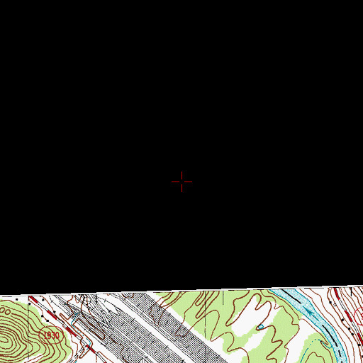 Topographic Map of Pools Creek, KY