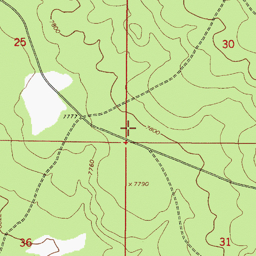 Topographic Map of Bradley Tank, AZ