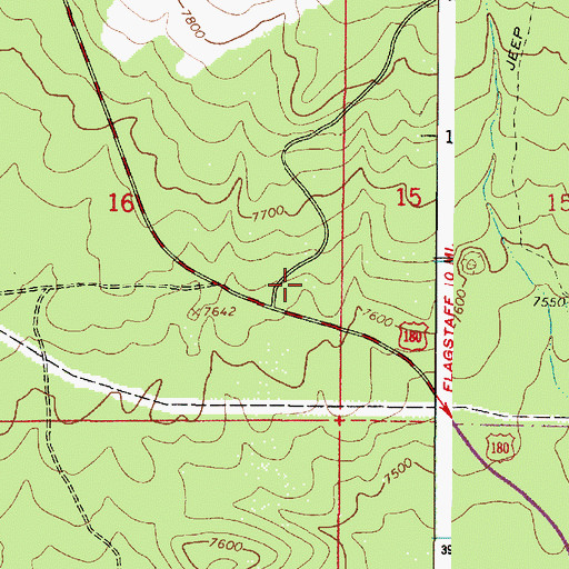 Topographic Map of Taylor Tank, AZ