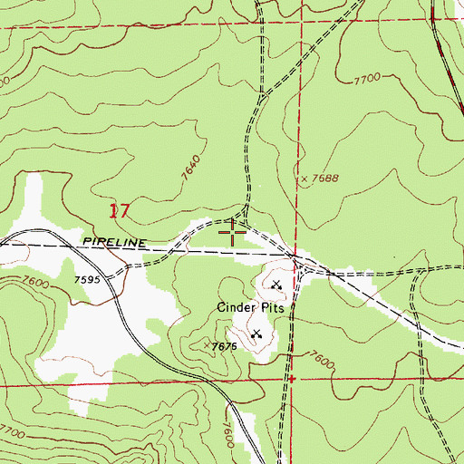 Topographic Map of Bill Tank, AZ