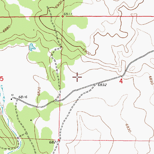 Topographic Map of Toy Tank, AZ