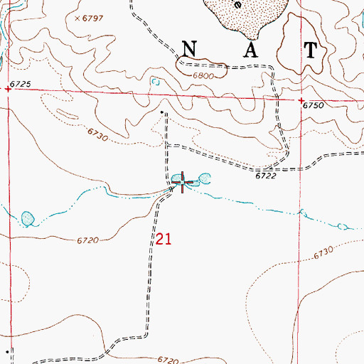 Topographic Map of Wright Tanks, AZ