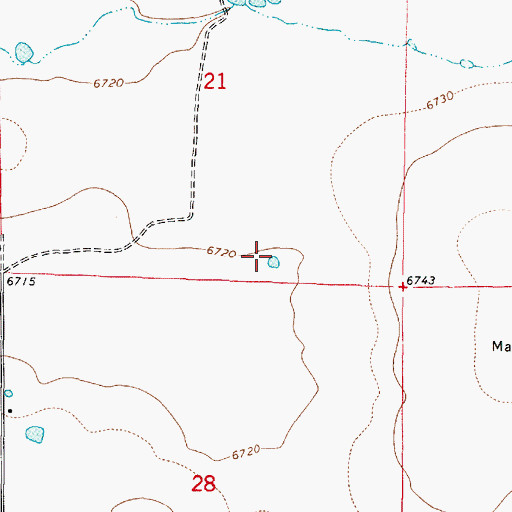Topographic Map of Alive Tank, AZ
