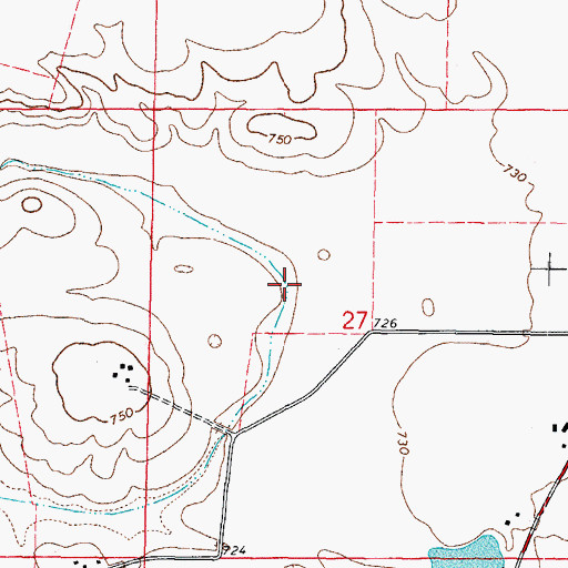Topographic Map of Seavey Road Run Main Street Branch, IL