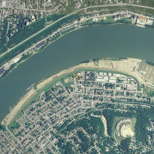 Aerial/Satellite Image of Dayton High School, KY