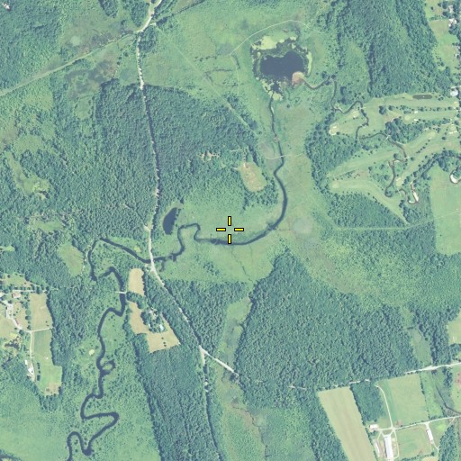 Aerial/Satellite Image of Miry Brook, CT