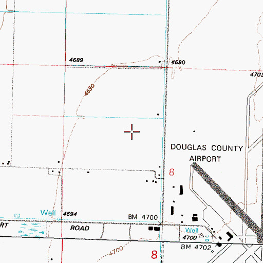 Topographic Map of Grace Christian Academy, NV