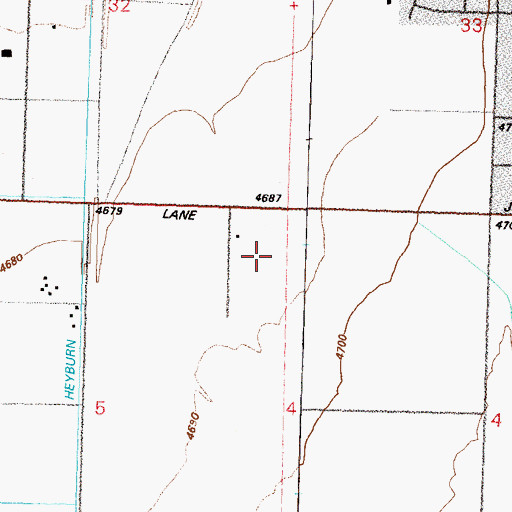 Topographic Map of Rite of Passage, NV